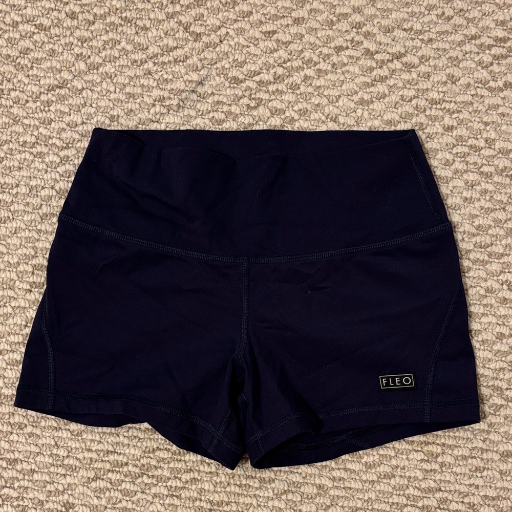 Fleo Women's Dark Navy Athletic Shorts